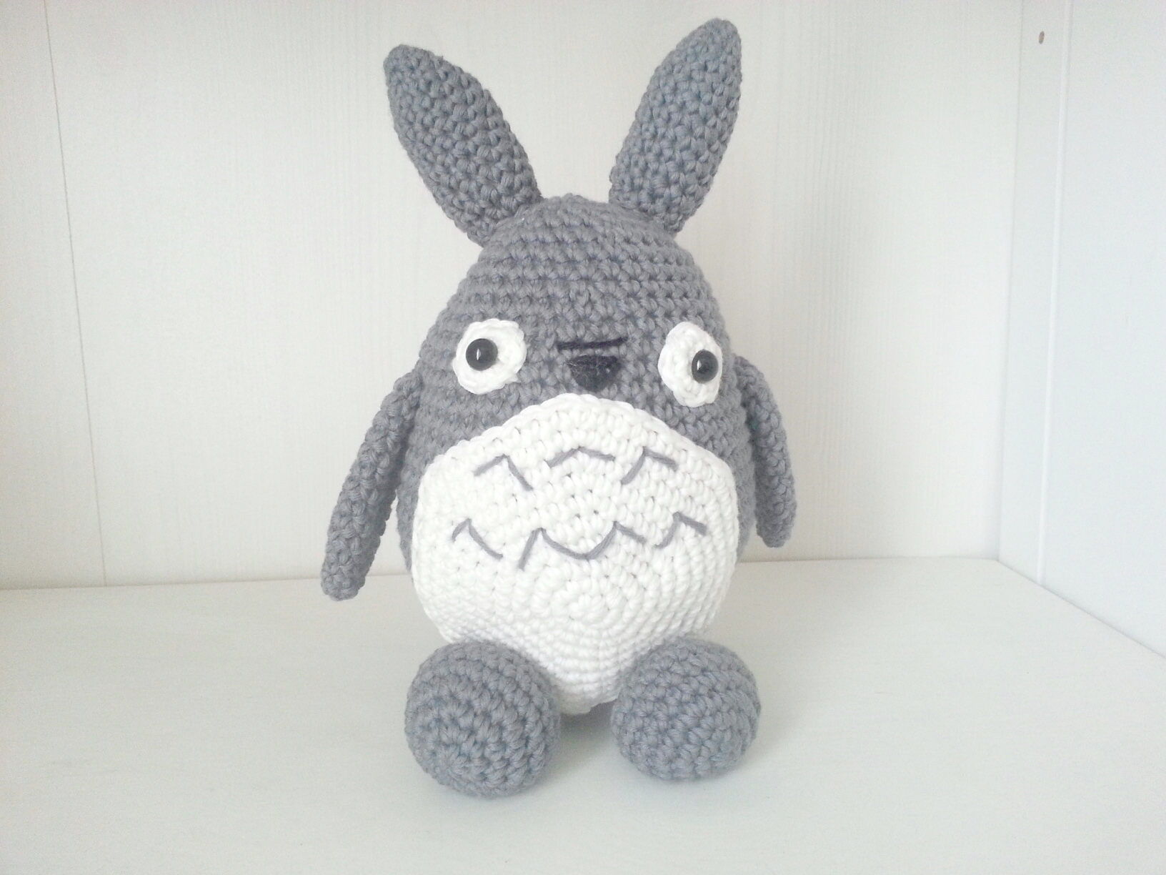 Totoro amigurumi crochet free pattern with video tutorial