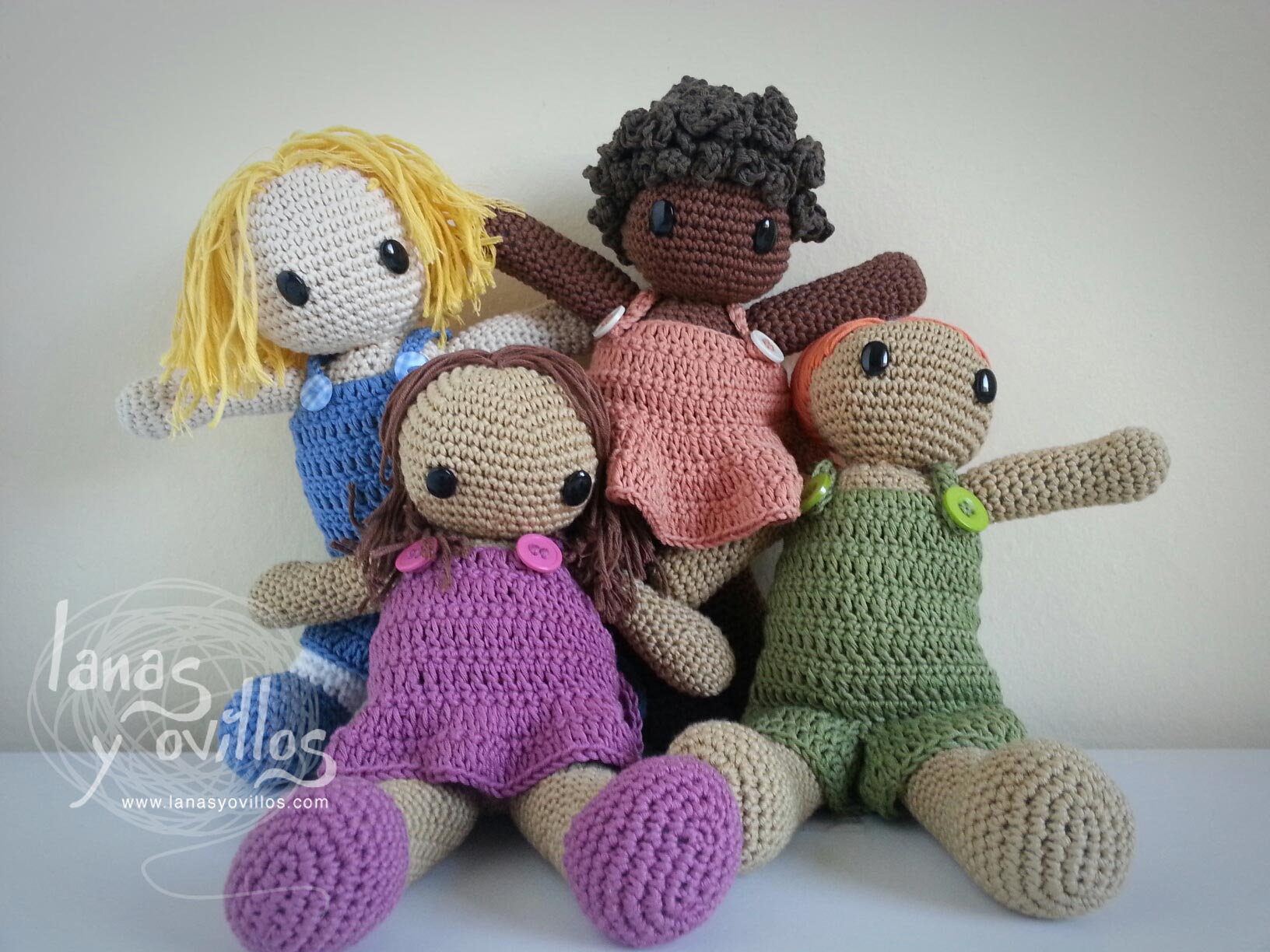 doll amigurumi free written pattern with video tutorial step by step
