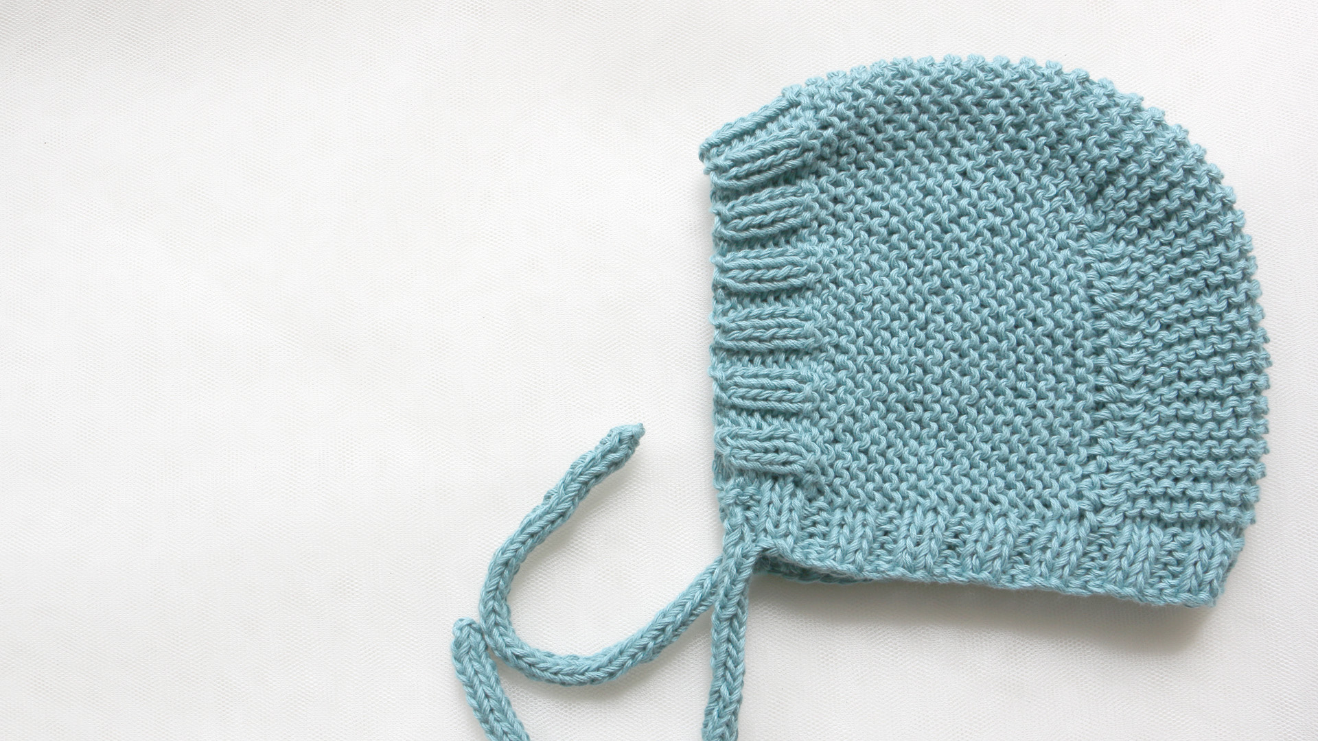 baby bonnet knitting pattern free