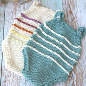 baby knitting onesie free pattern