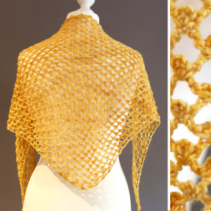 lace crochet shawl free pattern