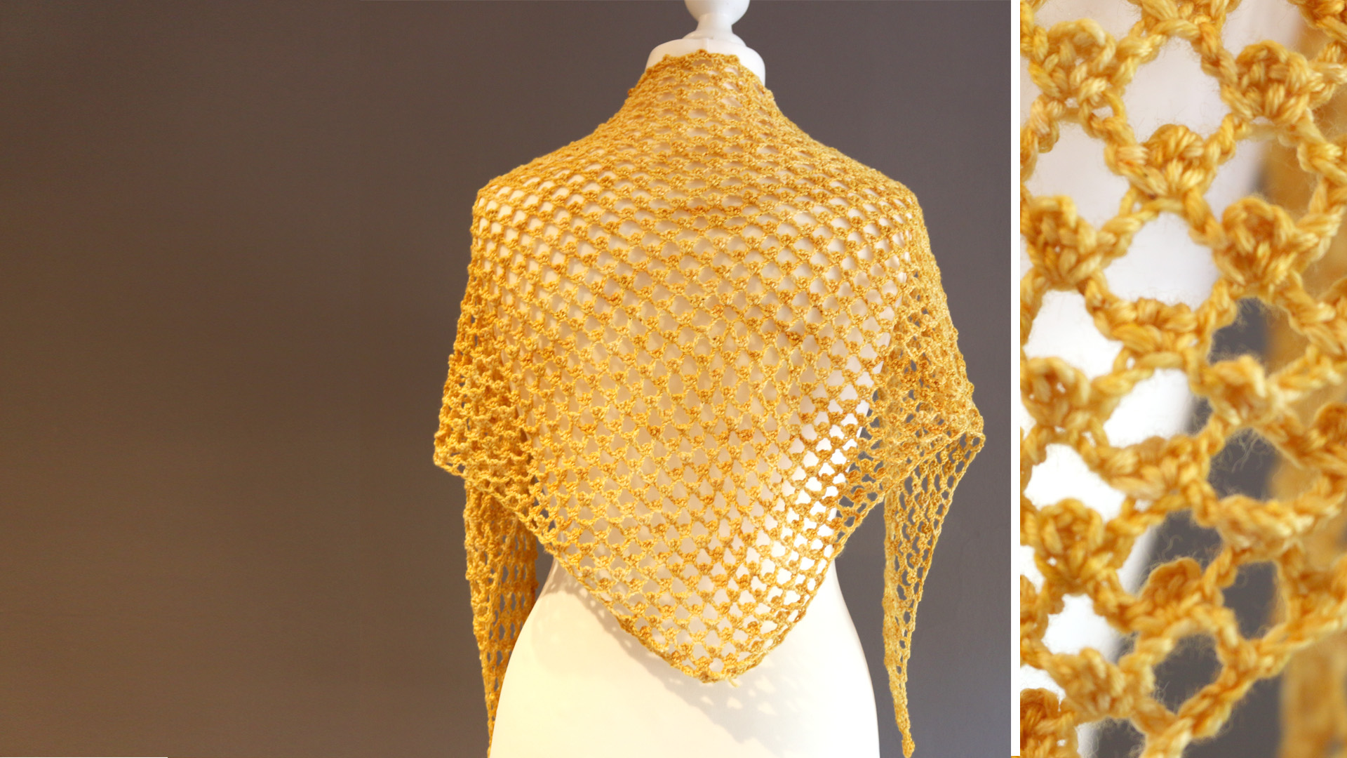 lace crochet shawl free pattern
