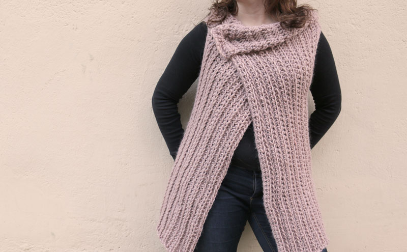 chunky yarn vest crochet free pattern