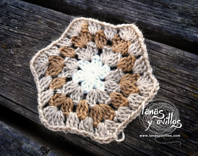 hexagon granny square free pattern crochet