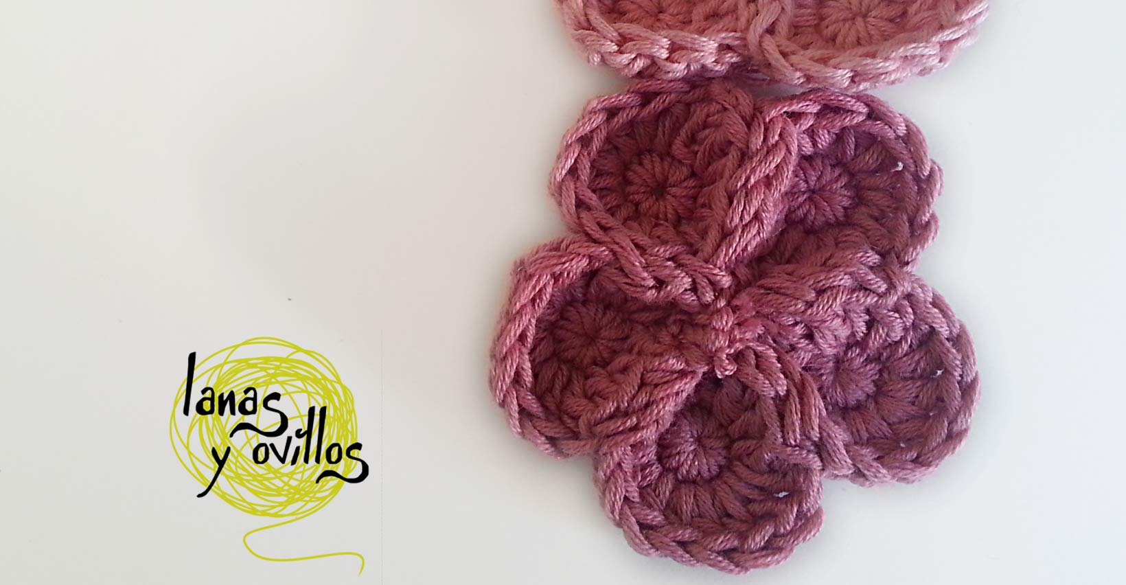 crochet flower free pattern with video tutorial
