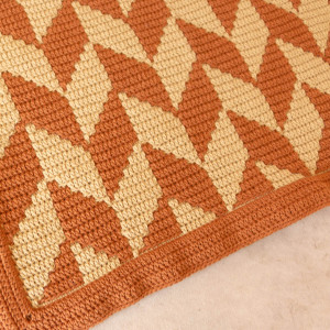 fox mosaic crochet blanket free pattern