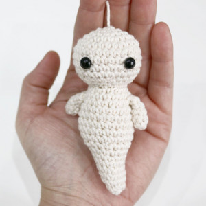 ghost halloween crochet amigurumi free pattern