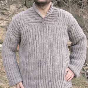 man jumper crochet free pattern