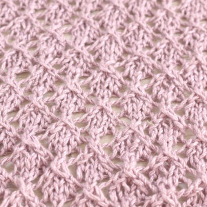 lace diamonds stitch knitting free pattern