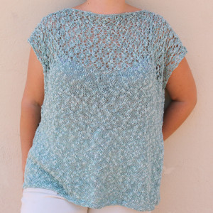 lace knitting blouse free pattern