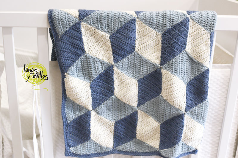 diamond blanket free pattern crochet