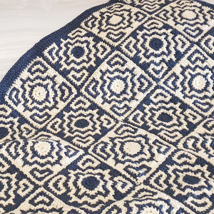 mosaic crochet blanket free pattern
