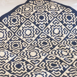 mosaic crochet blanket free pattern
