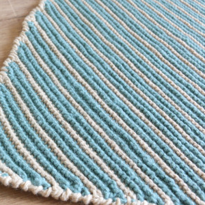 crochet garter stitch blanket free pattern