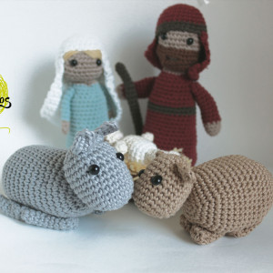 nativity animals amigurumi free pattern crochet