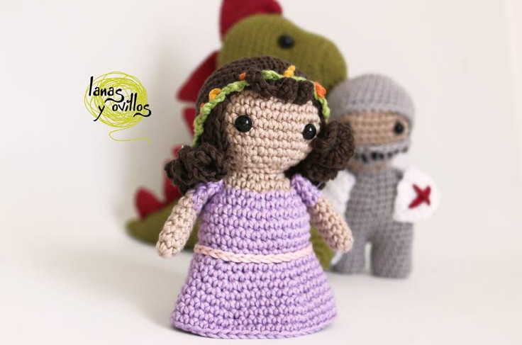 princess amigurumi knight crochet free pattern