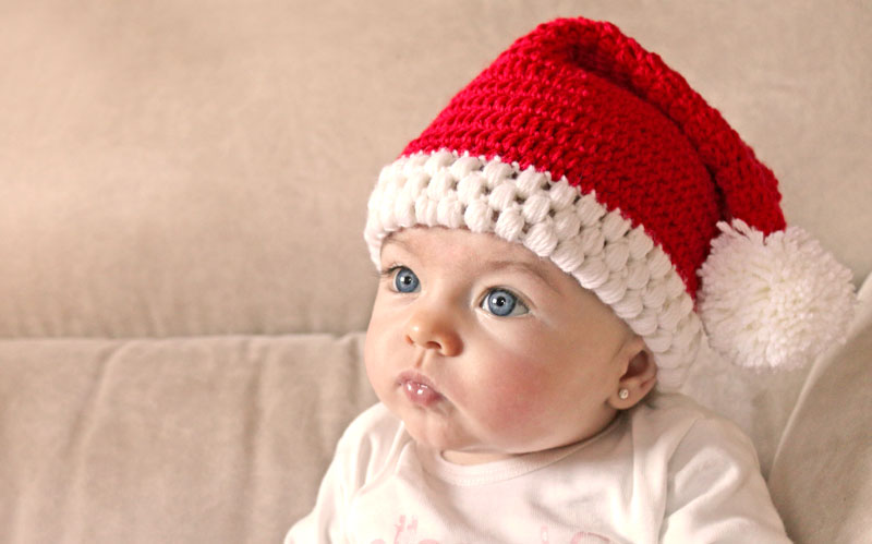 santa claus crochet hat free pattern