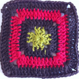 crochet granny square solid free pattern