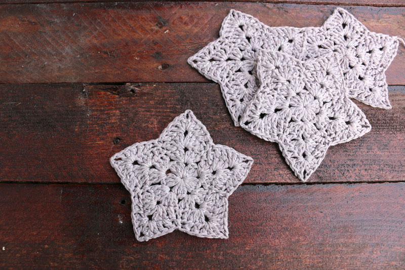 star coasters free crochet pattern christmas