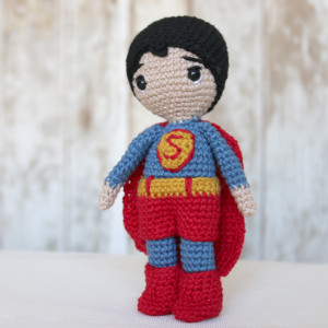 superman marvel crochet amigurumi free pattern