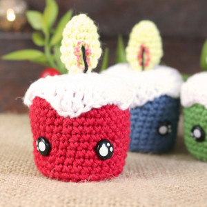 tiny candles crochet free pattern christmas