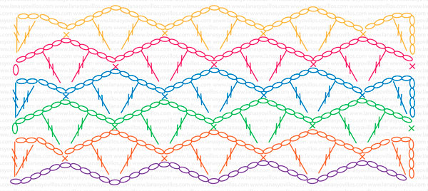 crochet lace flower star stitch free pattern patron gratis punto flor estrellada