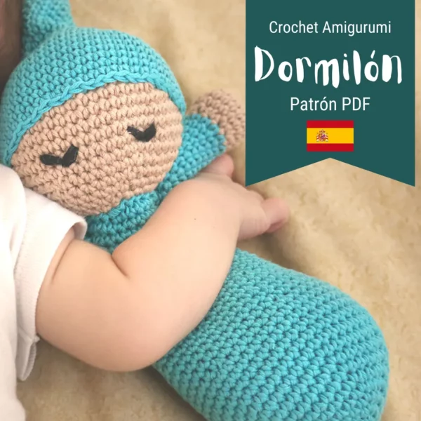 patron muñeco dormilon bebe amigurumi crochet pdf