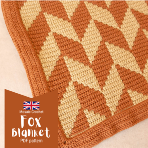 fow blanket pattern mosaic crochet