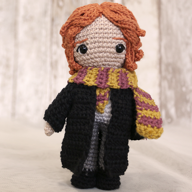 ron weasley amigurumi crochet doll free pattern patron gratis