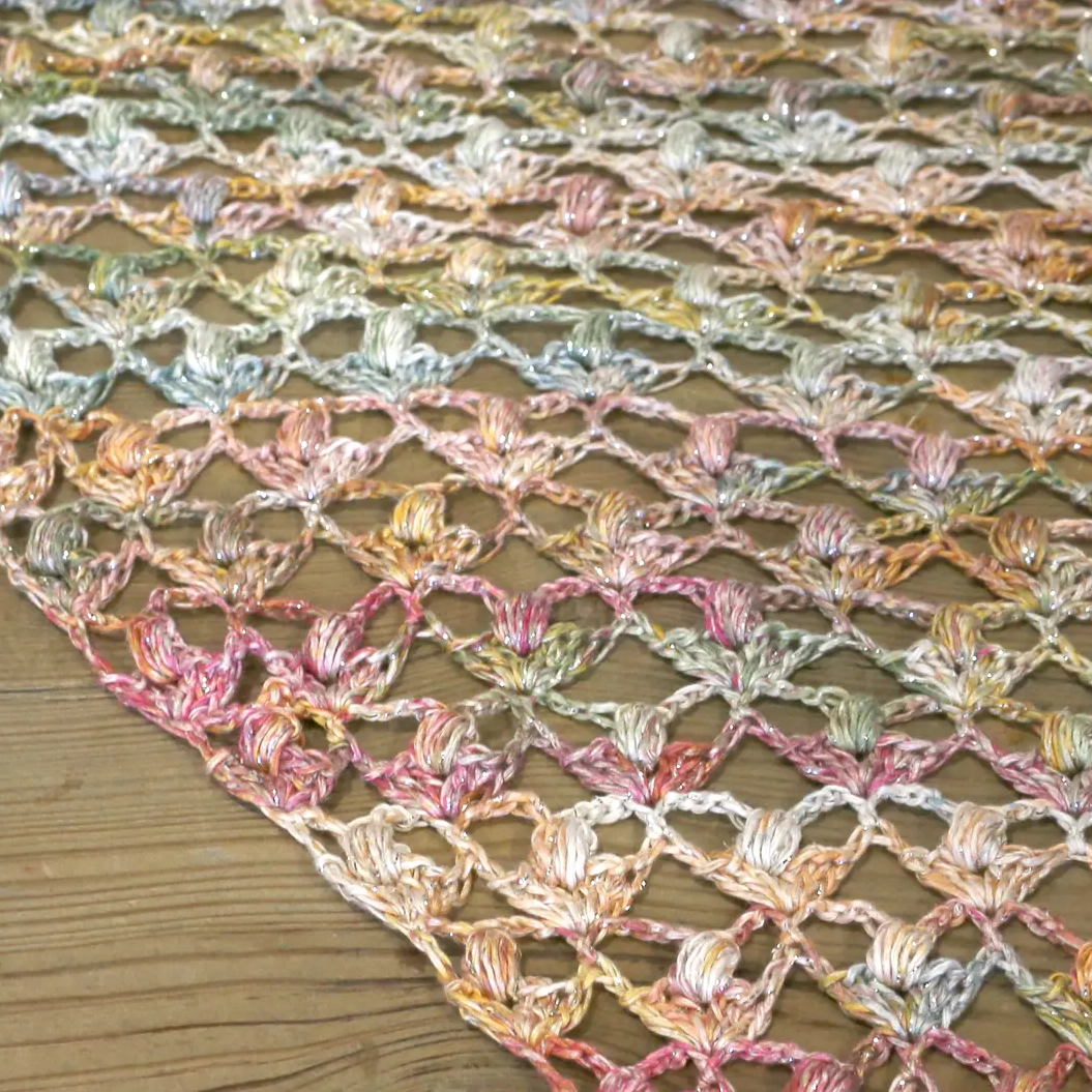crochet shawl free pattern video tutorial