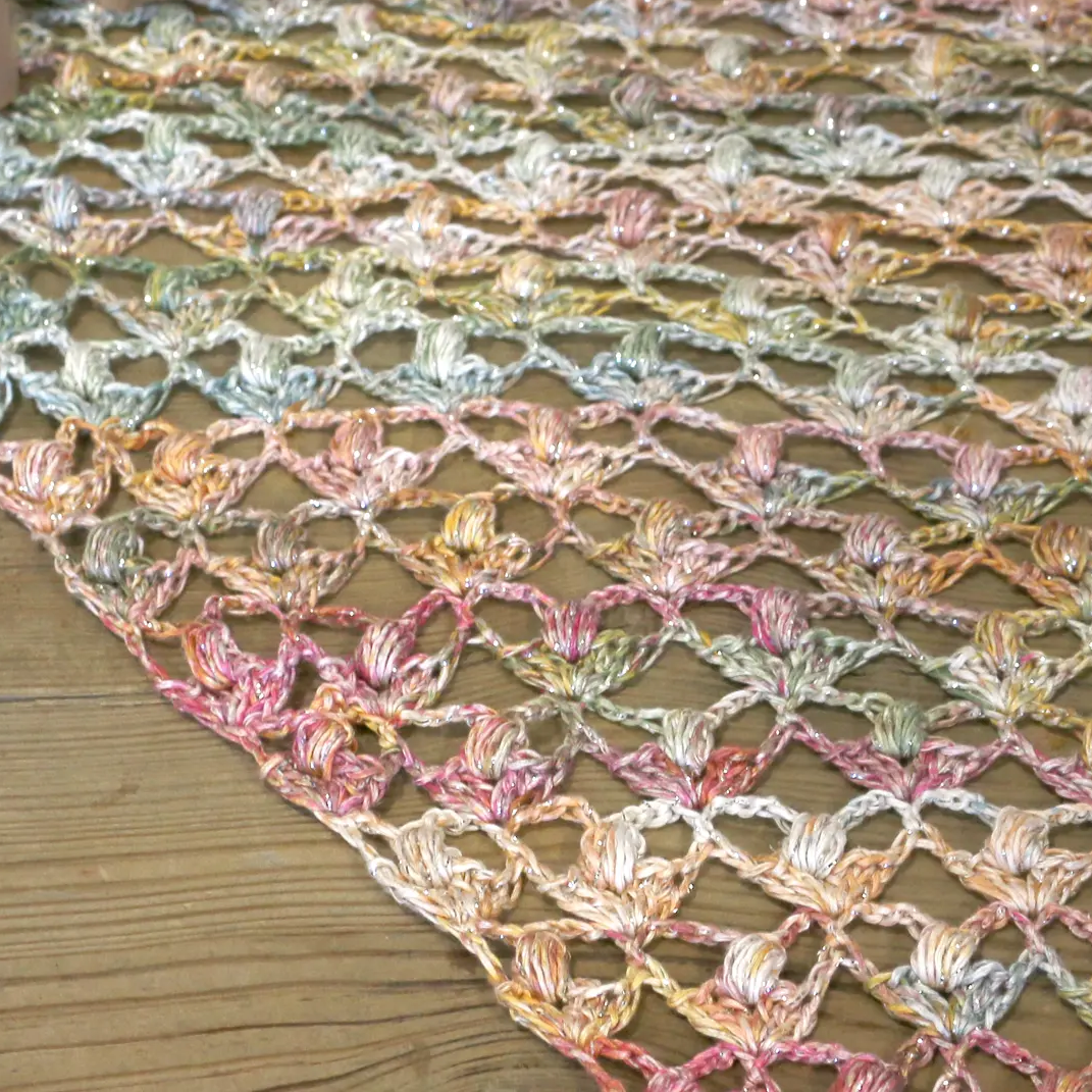 crochet shawl free pattern video tutorial